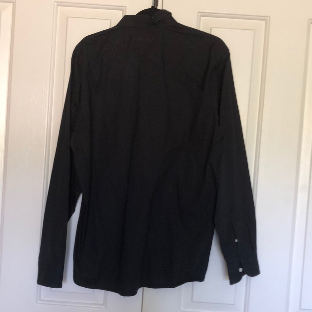 Volcom Black Button Down - image 2